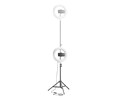 Aro de luz con trípode CELLULAR LINE SELFIERINGPROK, anillo Led 13'', altura 1,60m, 3 modos de iluminación, mando Bluetooth.