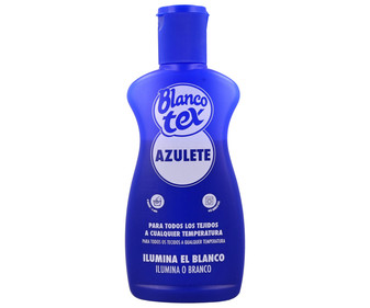 Blanqueador óptico (el blanco más brillante) AZUL BLANCO TEX 150 ml. Blanqueador óptico (el blanco más brillante) AZUL BLANCO TEX 150 ml.