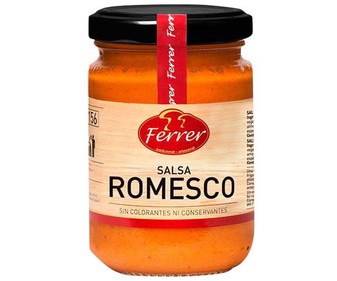 Salsa romesco frasco de 150 gramos Salsa romesco frasco de 150 gramos