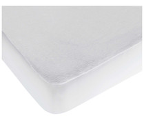 Funda protectora de colchón, tejido impermeable 100% microfibra ajustable en altura, 105cm ACTUEL.