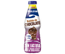 Batido con sabor a chocolate, sin lactosa y elaborado con un 90% de leche PULEVA 1 l.