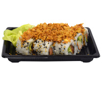 California de Salmón y surimi, con cebolla frita SUSHI GOURMET 9 uds.