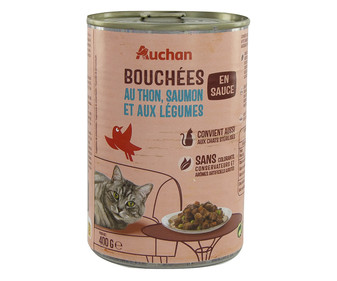 Alimento gato salsa atún 400 g