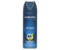 Desodorante en spray para hombre sin aluminio BABARIA Splash 200 ml.