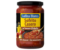 Sofrito de tomate y cebolla troceados GALLINA BLANCA 350 g.