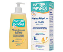 Oleogel para baño o ducha, especial pieles muy secas y sensibles o atópicas INSTITUTO ESPAÑOL 300 ml.