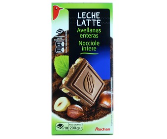 Chocolate con leche y avellanas 200 gramos Chocolate con leche y avellanas 200 gramos