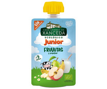 Bolsita de yogur ecológico más fruta CASA GRANDE DE XANCEDA  90 g.