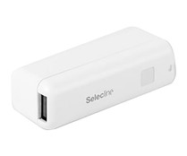 Batería portátil SELECLINE Power Bank, 2600 mAh, 1A, entrada Micro USB, salida USB-A.