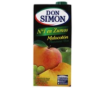 Zumo de melocotón DON SIMON brick de 1 l.
