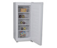 Congelador vertical EUROTECH CV-121, clasificación energética: F, H: 123cm, 54,5cm, F: 56,5cm, capacidad total 128L.