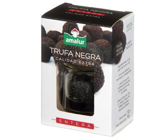 Trufa negra entera AMALUR frasco de 12 g. Trufa negra entera AMALUR frasco de 12 g.