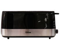 Tostador QILIVE Q5785 1 ranura, 3 niveles de tostado, color Inox.