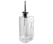 Aceitera de vidrio con dispensador de aluminio, 0,25 litros, Óptima PASABAHCE.