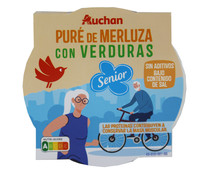 Puré de merluza con verduras gama Senior PRODUCTO ALCAMPO 220 gr.