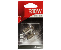 2 bombillas para automóvil tipo R10W, PRODUCTO ALCAMPO.