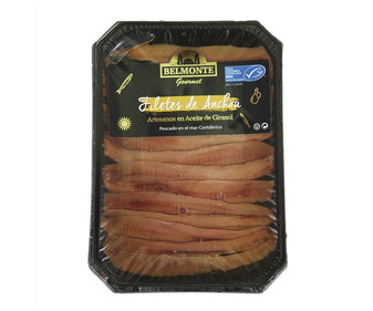 Anchoa del cantábrico BELMONTE Gourmet 60 gr. Anchoa del cantábrico BELMONTE Gourmet 60 gr.