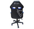 Silla gaming VIZZIO Nayade V2 negro y azul, almohadilla lumbar, reclinable, regulación de altura.
