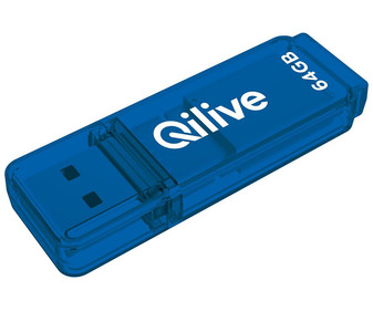 Memoria usb 64GB QILIVE, conexión 3.2. Memoria usb 64GB QILIVE, conexión 3.2.