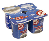 Yogur estilo griego, natural azucarado PRODUCTO ALCAMPO 4 x 125 g.