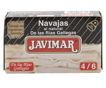 Navajas al natural JAVIMAR lata de 65 gramos.