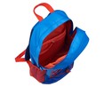 Mochila juvenil Neosport azul y rojo con 1 compartimento, bolsillos laterales y exterior, y gomas de sujección, 30x43x7cm YOUNGS ATTITUDE ALCAMPO.