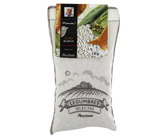 Alubia blanca saco de 1 kilogramo Alubia blanca saco de 1 kilogramo