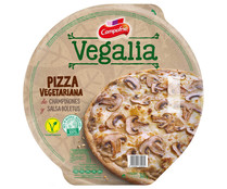 Pizza congelada de champiñones y salsa de boletus CAMPOFRÍO Vegalia 360 g.