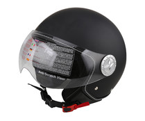 Casco jet con frontal para moto, talla L, GRANDISOR.