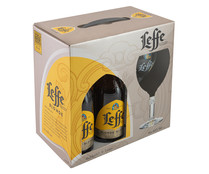 Estuche de cervezas CERVECISTAS LEFFE BLONDE 4 uds. x 33 cl. + copa regalo