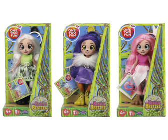surtido de muñecas Besty Besties de 15cm, ONE TWO FUN ALCAMPO. surtido de muñecas Besty Besties de 15cm, ONE TWO FUN ALCAMPO.