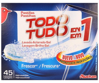 Detergente para lavavajillas 45 unidades Detergente para lavavajillas 45 unidades
