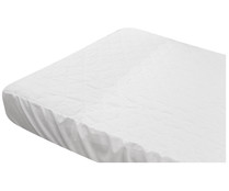 Cubrecolchón de microfibra tacto suave, cama de 105cm., PRODUCTO ECONÓMICO ALCAMPO.