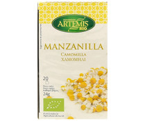 Manzanilla infusión procedente de agricultura ecológica ARTEMIS BIO 20 bolsitas 24 g.