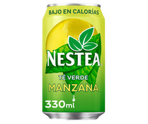Bebida de té verde a la manzana NESTEA lata de 33 centilitros