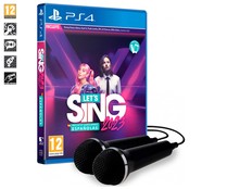 Let's Sing 2023 con 2 micros para Playstation 4, género: músical, PEGI: +12.