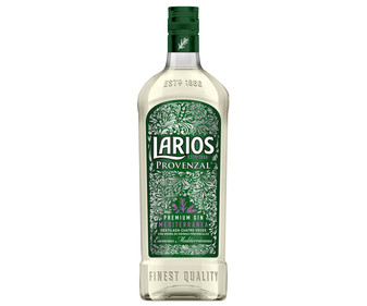 Ginebra premiun mediterránea con aromas de hierbas provenzales LARIOS Provenzal botella de 70 cl.