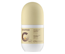 Desodorante roll on para mujer, con fragancia a vainilla COSMIA 150 ml.