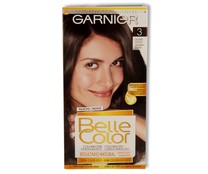 Tinte de pelo color castaño oscuro, tono 003 GARNIER Belle color.