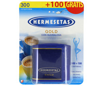 Edulcorante en comprimidos (ideal para café, té y bebidas calientes) HERMESETAS 300 uds.