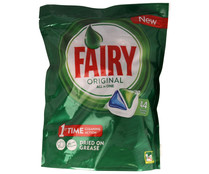 Detergente en pastillas para lavavajillas FAIRY Original 44 uds. Detergente en pastillas para lavavajillas FAIRY Original 44 uds.