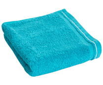 Toalla de ducha 100% algodón, color azul, 450 g/m², ACTUEL.