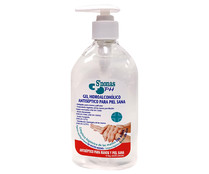 Antiséptico sin agua para una limpieza higiénica de manos S´NONAS 500 ml. Antiséptico sin agua para una limpieza higiénica de manos S´NONAS 500 ml.