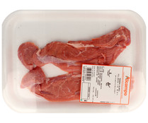 Filetes de aguja de 1ª B de ternera blanca, especiales para plancha o freir