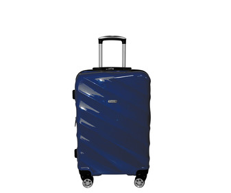 Maleta grande rígida de 75 centímetros, 8 ruedas ABS, color azul oscuro, AIRPORT ALCAMPO. Maleta grande rígida de 75 centímetros, 8 ruedas ABS, color azul oscuro, AIRPORT ALCAMPO.