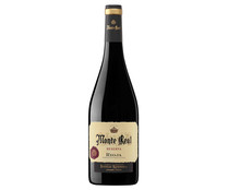 Vino tinto reserva con denominación de origen calificada Rioja MONTE REAL botella de 75 cl.