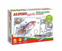 Set de coloreado con rotuladores y láminas, ALPINO.