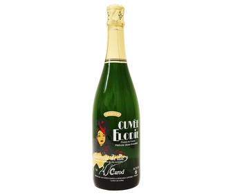 Vino blanco espumoso botella de 75 centilitros. Vino blanco espumoso botella de 75 centilitros.