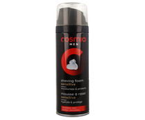 Espuma de afeitar hidratante y protectora para pieles sensibles COSMIA Sensitive 200 ml.