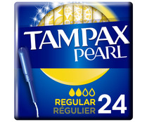 Tampones regular con aplicador TAMPAX Pearl 24 uds